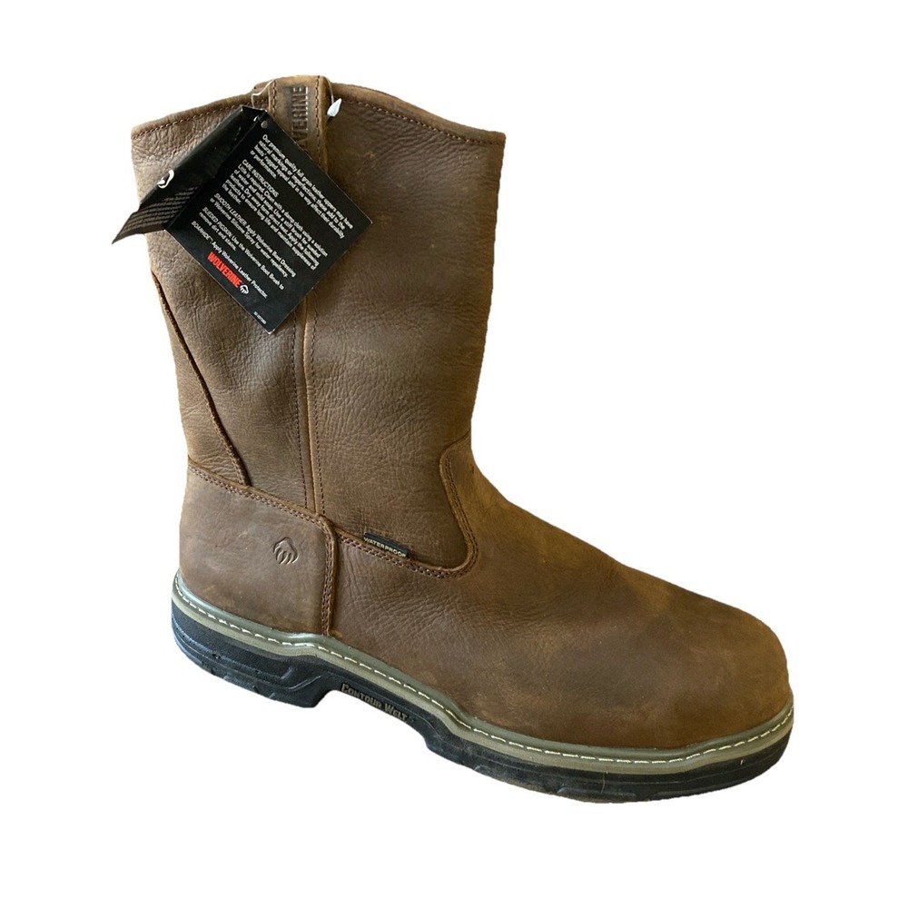 Wolverine Marauder WELL STEEL TOE WORK BOOT Mens SZ 14 EW New Brown W02165